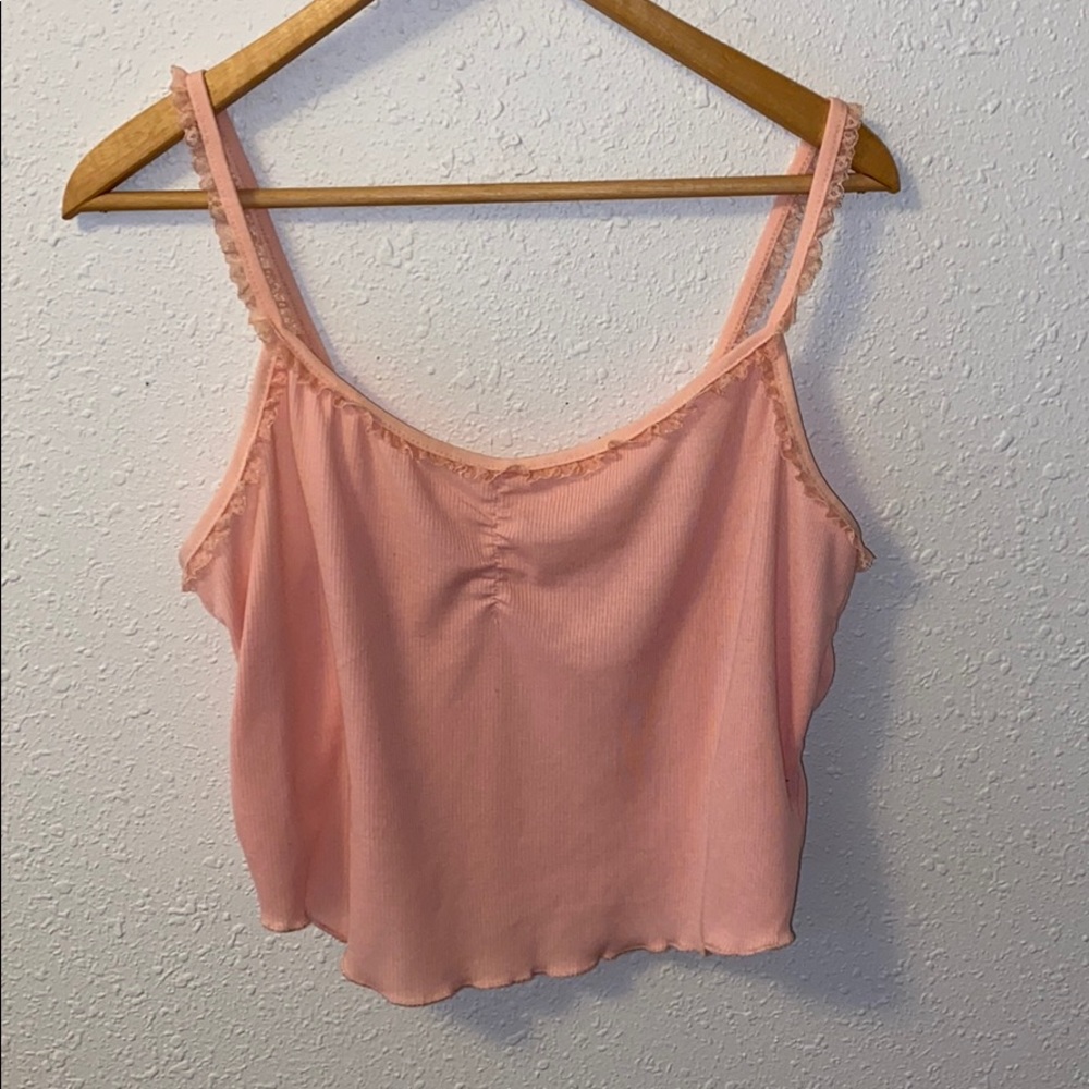 Pink tank top